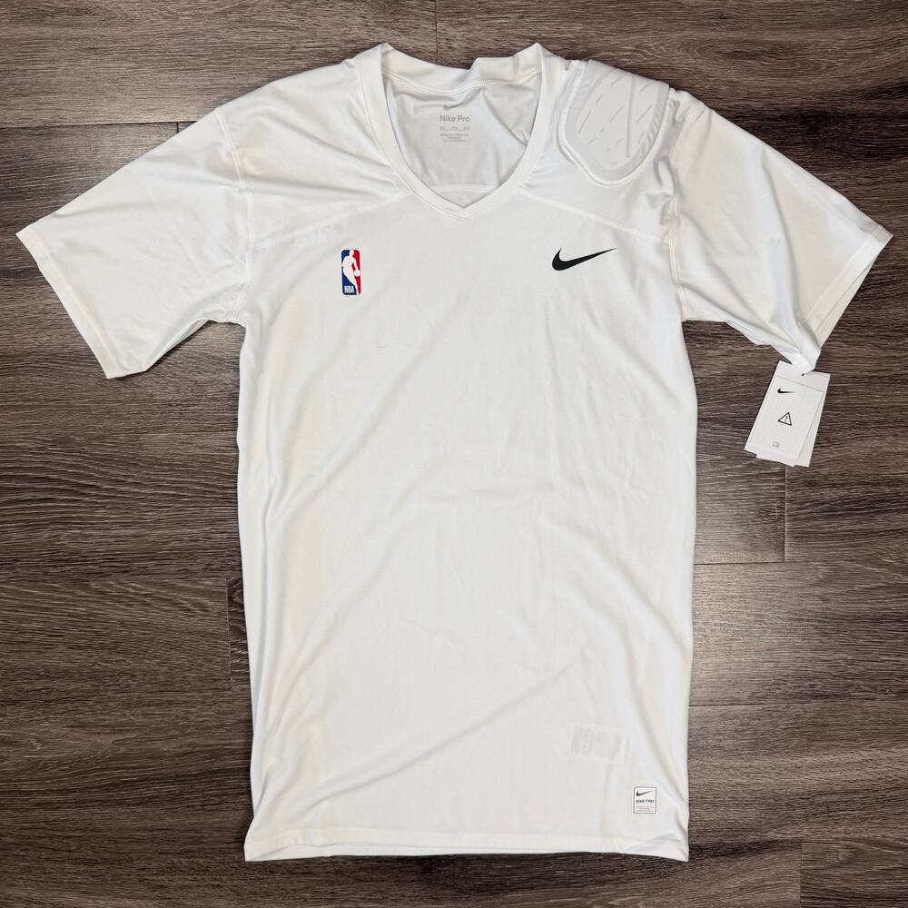 Nike NBA Player Issue Hyperstrong Compression Shirt White 2XL NWT BQ2382-100